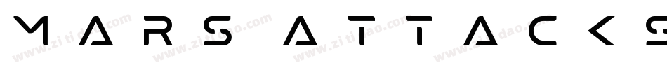 mars attacks字体转换